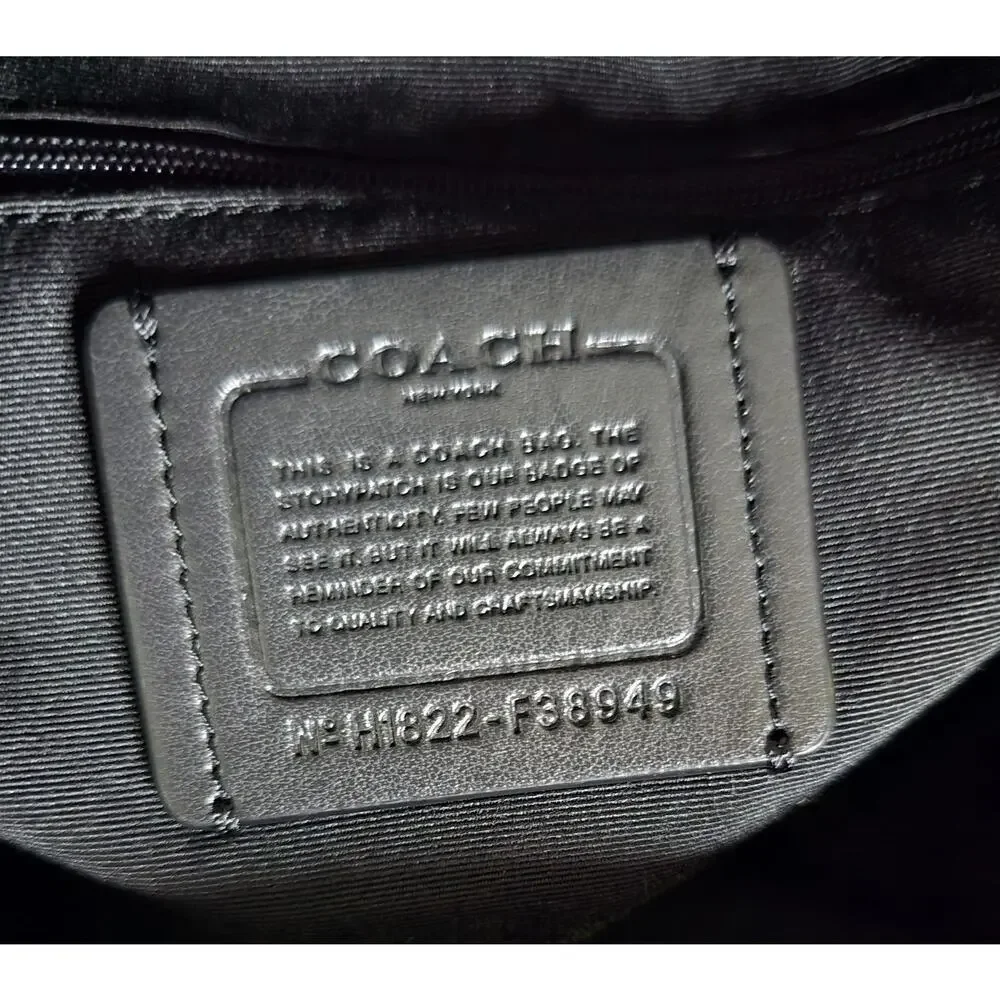 Coach Medium Charlie Backpack With Gingham Print - F38949-NWOT